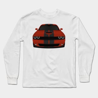 Challenger Red3 + Stripes Long Sleeve T-Shirt